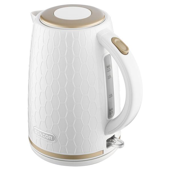 Fierbator electric de apa Sencor SWK7200WH, 1.7 l, 2200 W, Oprire automata, Baza 360 (Alb)