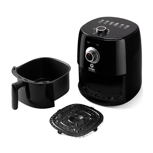 Friteuza cu aer cald Nutribullet MAGICBULLET MBA021B, 2.5 l, 1300 W, 6 programe, Timer, Temperatura ajustabila (Negru)