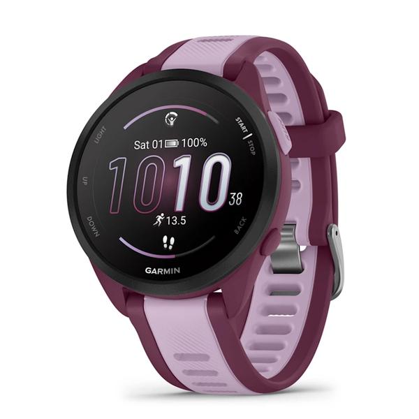 Smartwatch Garmin Forerunner 165 Music, Ecran AMOLED 1.2inch, GPS, 4GB Flash, Bluetooth®, ANT+®, Wi-Fi®, Android/iOS, 5 ATM (Visiniu)