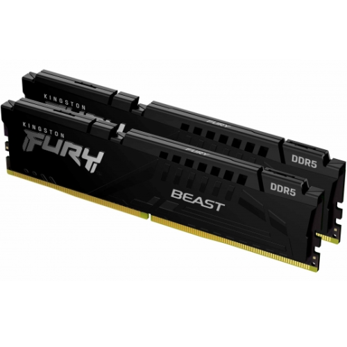 Memorii Kingston FURY Beast XMP/EXPO, 64GB, DDR5-6000 MHz, CL36, Dual Channel