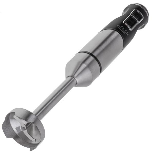Blender vertical de mana Adler AD 4628, 1900 W, Functie Turbo, 16.000 rpm (Negru/Inox)