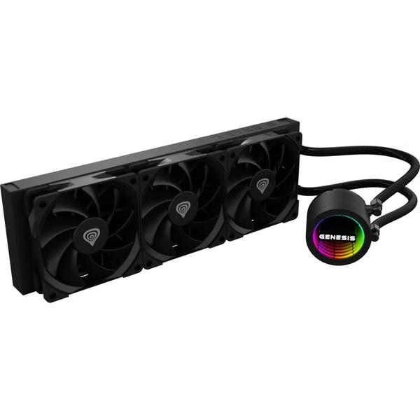 Cooler CPU Genesis Hydria 360, 120mm, 500 - 1550rpm (Negru)