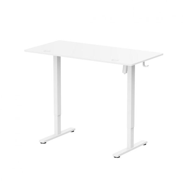 Birou gaming Serioux Ascend, reglabil electric, Alb