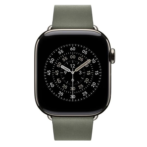 Curea Smartwatch Apple MGG94ZM/A pentru Apple Watch 42mm, Modern Buckle, Small (Verde)