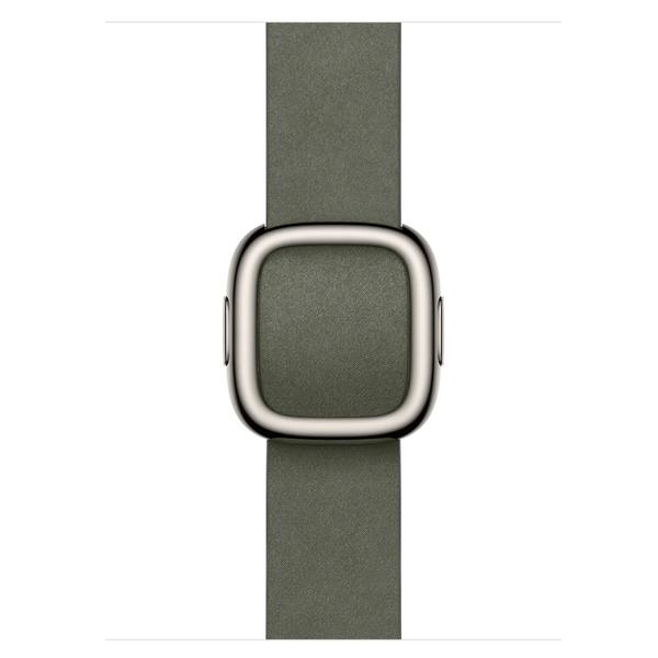 Curea Smartwatch Apple MGG94ZM/A pentru Apple Watch 42mm, Modern Buckle, Small (Verde)