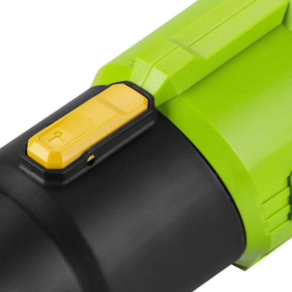 Suflanta frunze cu acumulator Fieldmann FZF 70605-0, 270 km/h, Capacitate 9.52 mc/h, Acumulatorul si incarcatorul nu sunt incluse (Negru/VerdE)