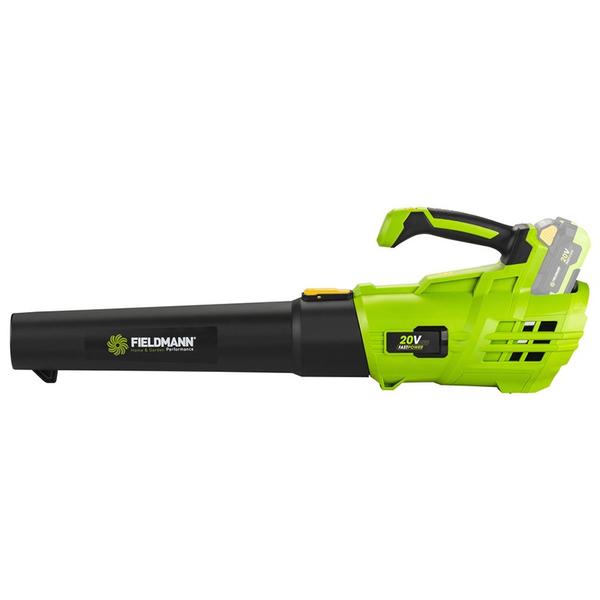 Suflanta frunze cu acumulator Fieldmann FZF 70605-0, 270 km/h, Capacitate 9.52 mc/h, Acumulatorul si incarcatorul nu sunt incluse (Negru/VerdE)