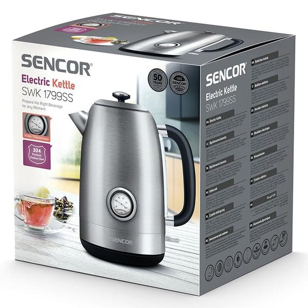 Fierbator electric Sencor SWK 1799SS, 2200 W, 1.7 l, inox