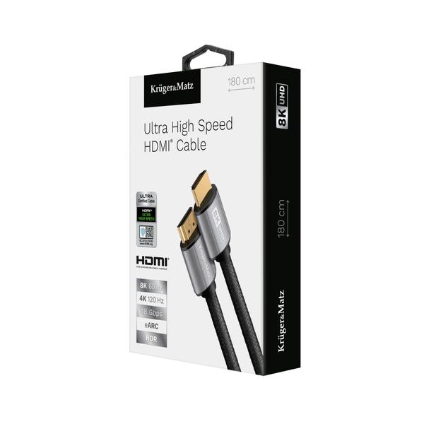 Cablu HDMI-HDMI 2.1 8K 1.8 m Kruger&Matz KM1265