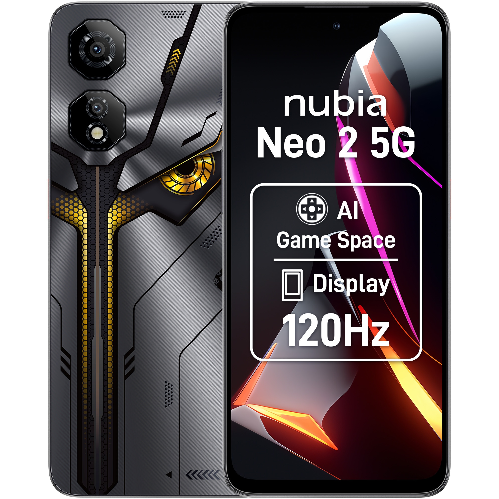 Smartphone ZTE nubia Neo 2 256GB 8GB RAM 5G Dual SIM Storm Grey