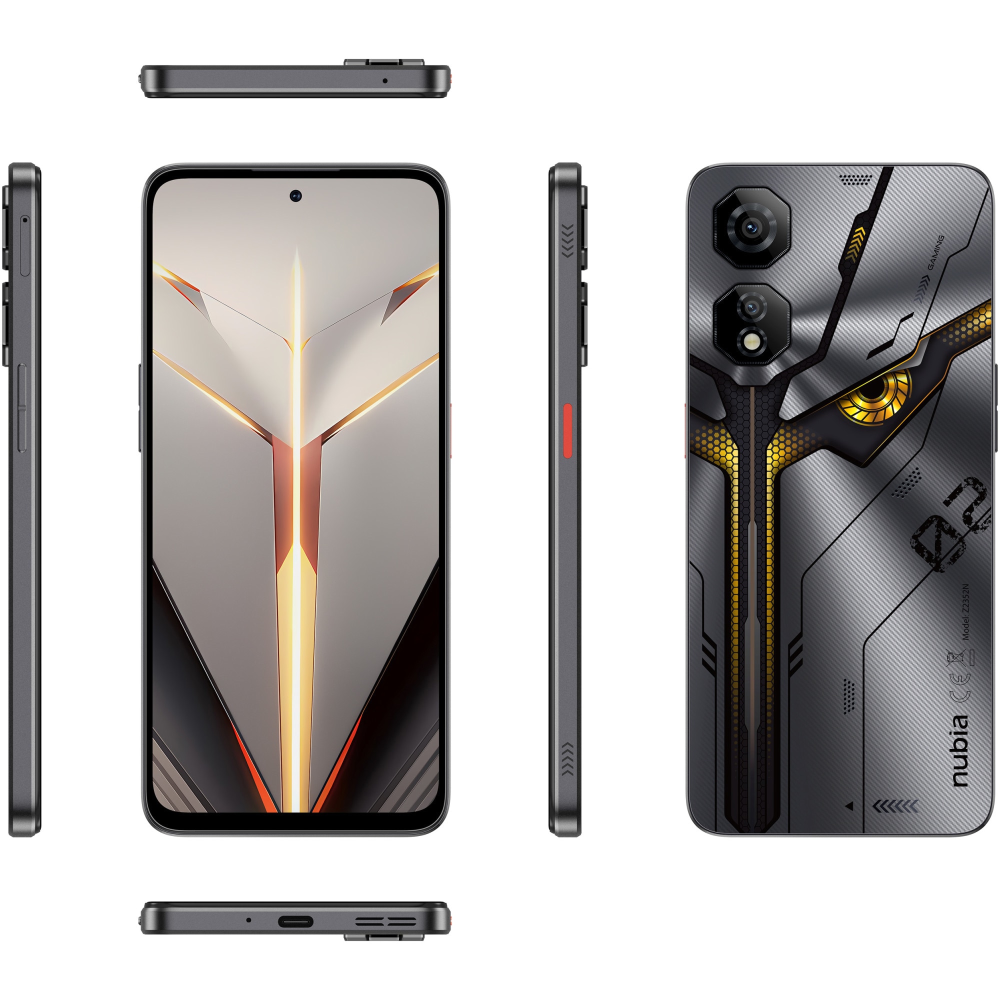 Smartphone ZTE nubia Neo 2 256GB 8GB RAM 5G Dual SIM Storm Grey
