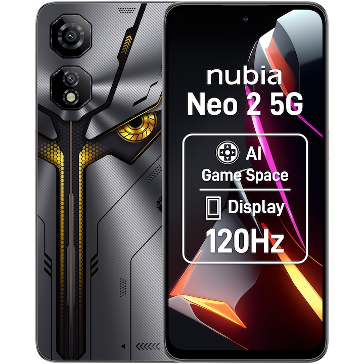 Smartphone ZTE nubia Neo 2 256GB 8GB RAM 5G Dual SIM Storm Grey