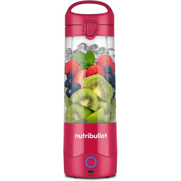Blender portabil NUTRIBULLET NBP003MA, 0.475l, 1 treapta viteza, USB-C (Magenta)