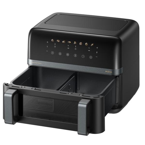 Friteuza cu aer MOVA AeroChef FD20 Pro, 2700 W, 9L, Metal, LED, 7 Moduri (Negru)