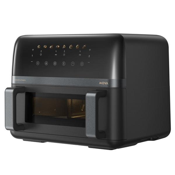 Friteuza cu aer MOVA AeroChef FD20 Pro, 2700 W, 9L, Metal, LED, 7 Moduri (Negru)