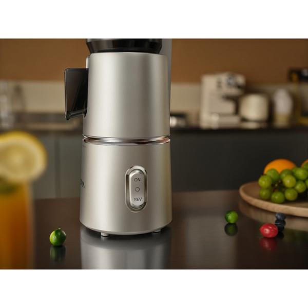 Storcator de fructe si legume MOVA SJ10 Slow Juicer cu sistem de presare a fructelor, 200 W (Argintiu)