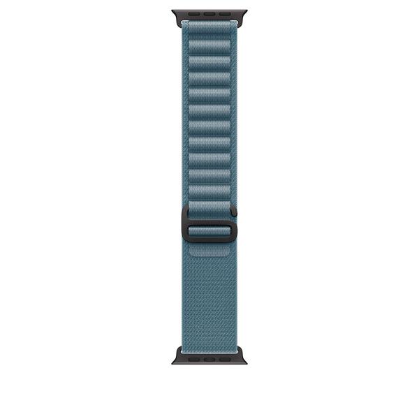 Curea Smartwatch Apple mg9k4zm/a pentru Watch 49mm, Alpine Loop, Small, Black Titanium Finish (Albastru)