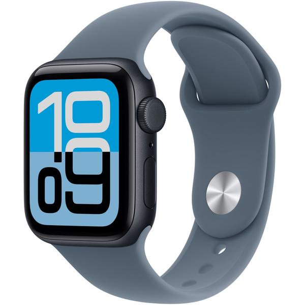 Curea Smartwatch Apple MFFV4ZM/A pentru Watch 40mm, Sport Band - S/M (Albastru)