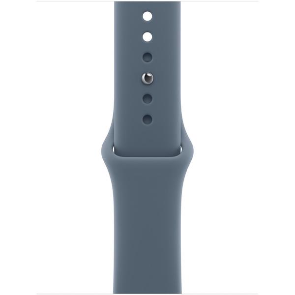 Curea Smartwatch Apple MFFV4ZM/A pentru Watch 40mm, Sport Band - S/M (Albastru)