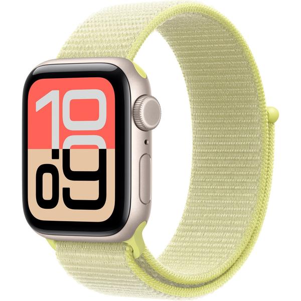 Curea Smartwatch Apple MFF94ZM/A pentru Watch 40mm, Sport Loop (Galben)