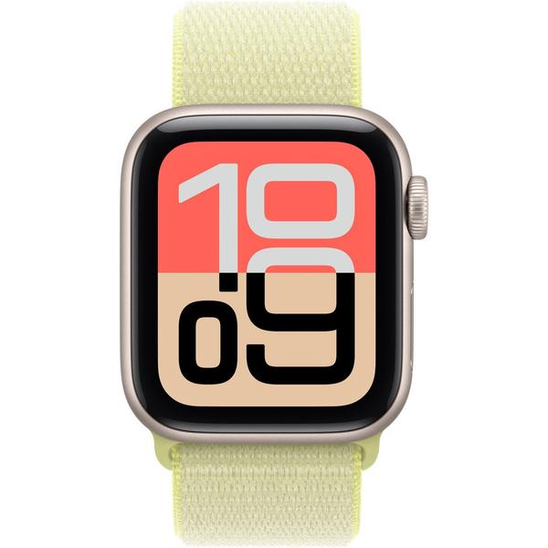 Curea Smartwatch Apple MFF94ZM/A pentru Watch 40mm, Sport Loop (Galben)