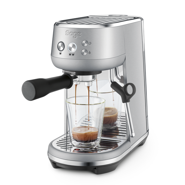 Espressor manual Sage the Bambino® SES450BSS4EEU1, 1600 W, Rezervor 1.4 l, 15 bar, Duza spumare lapte, Portafiltru 54mm (Inox)