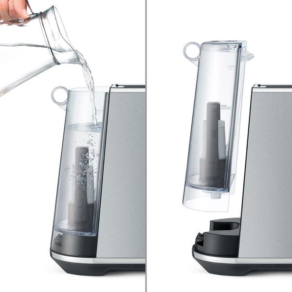 Espressor manual Sage the Bambino® SES450BSS4EEU1, 1600 W, Rezervor 1.4 l, 15 bar, Duza spumare lapte, Portafiltru 54mm (Inox)