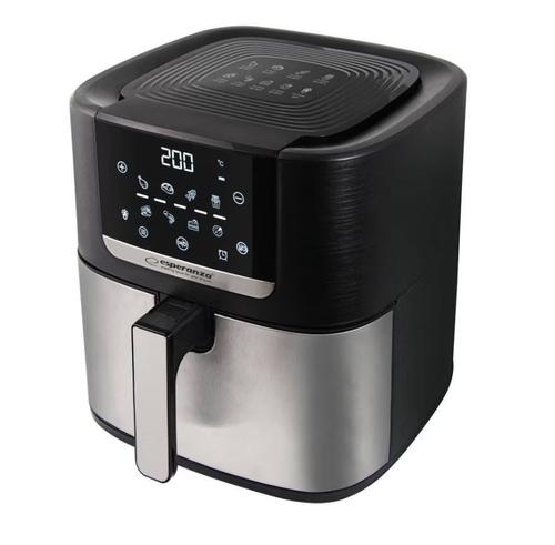 Friteuza cu aer cald Esperanza EKA004, 8 l, 1700 W (Negru/Inox)