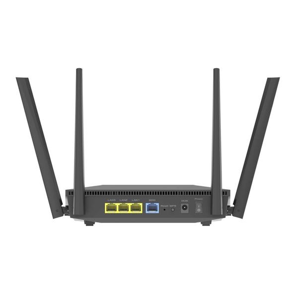 Router wireless ASUS Gigabit RT-AX52 PRO, Dual-Band, WiFi 6 (Negru)