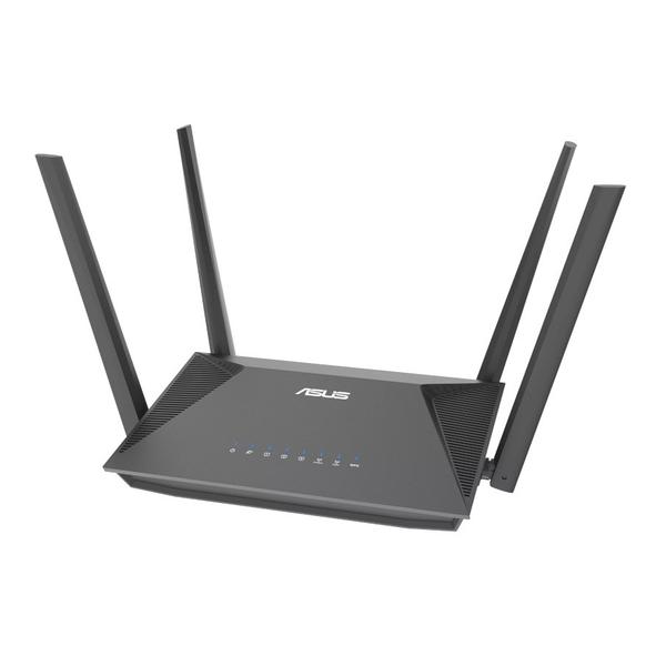 Router wireless ASUS Gigabit RT-AX52 PRO, Dual-Band, WiFi 6 (Negru)