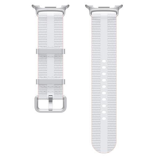 Curea Smartwatch Samsung Athleisure Band ET-SOL32SWEGEU pentru Galaxy Watch8, Small/Medium (Alb)