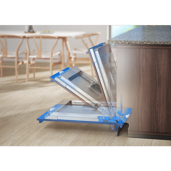 Masina de spalat vase incorporabila Electrolux EEA23200L, 10 seturi, 6 programe, AirDry, QuickSelect, Clasa E, Motor inverter, 45 cm (Alb)