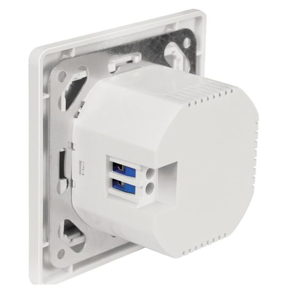 Priza Logilink PA0332, 2xUSB-C PD 3.0 25W, IP20 (Alb)