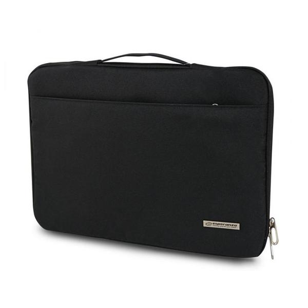 Husa laptop Esperanza ET195 Andria 15,6inch, 405x280x30mm, poliester, Negru
