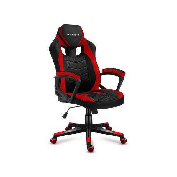 Scaun gaming Huzaro HZ-Force 2.5, Mesh, Cotiere moi, Cadru otel, Functie balans SoftFlex (Rosu/Negru)