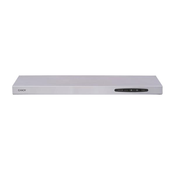 Hota incorporabila Candy CFT610/5S/1, 209 m³/h, 3 viteze, LED, 1 motor, Clasa C, Latime 60 cm (Argintiu)