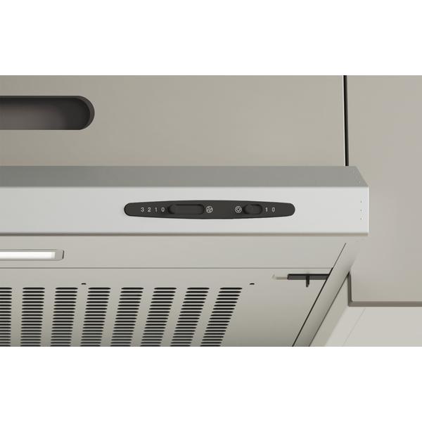 Hota incorporabila Candy CFT610/5S/1, 209 m³/h, 3 viteze, LED, 1 motor, Clasa C, Latime 60 cm (Argintiu)