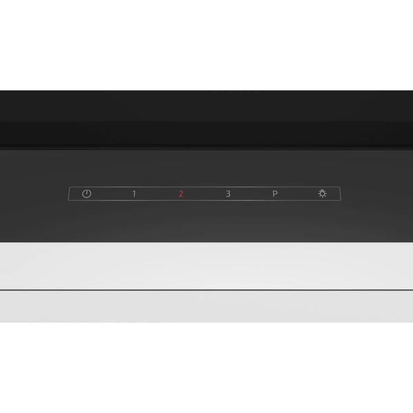 Hota complet incorporabila NEFF D95XAM2S0 LED Lighting touch control, 90cm, clear glass black printed, Convertibil, Clasa energetica B (Negru)