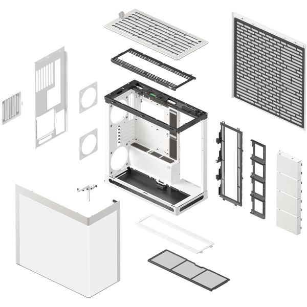 Carcasa HAVN HS 420 PGW-CH-HVN-005, Middle Tower, E-ATX, Alb