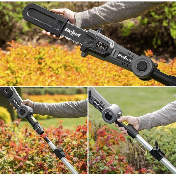 Trimmer gard viu telescopic Rebel RB-5005.1 + Drujba 20 V fara acc