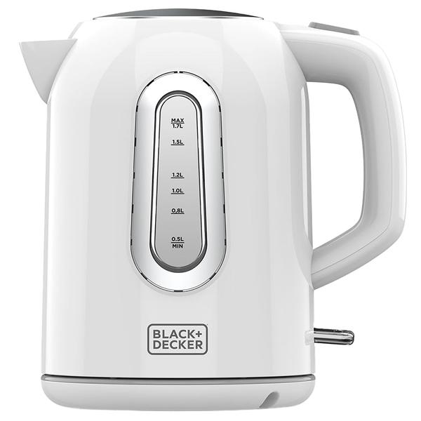 Fierbator apa Black+Decker BXKE2204E, 2200 W, 1.7 L (Alb)
