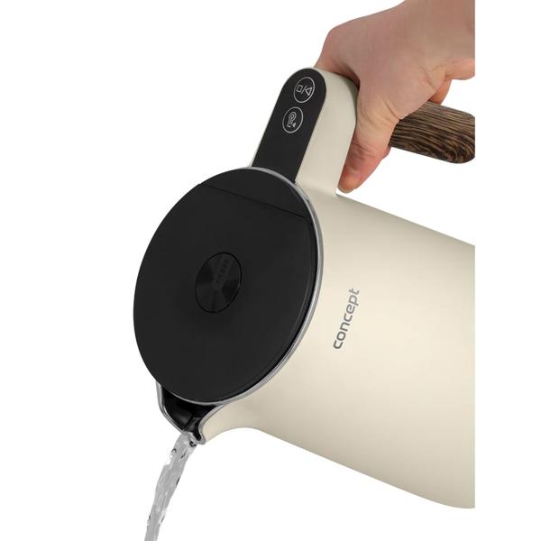 Fierbator electric Concept Norwood RK3304, 1.5 l, 2200 W (Crem)