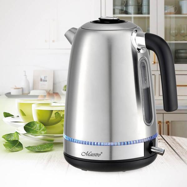 Fierbator electric Maestro MR-050, 1.7 l, 2200 W (Inox)