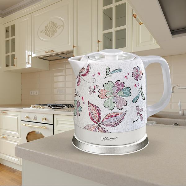 Fierbator de apa Maestro MR-068, 1.5 l, 1500 W (Alb)
