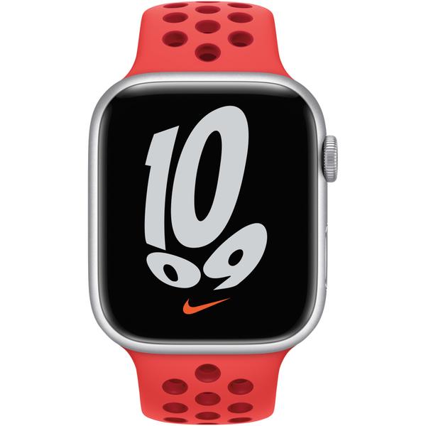 Curea pentru Apple Watch 41mm, NIKE Sport Band, Bright Crimson/Gym Red