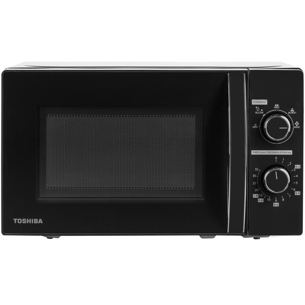 Cuptor cu microunde Toshiba MW-MM20PBK, 20 l, 800 W, Timer, Control mecanic, Iluminare LED (Negru)