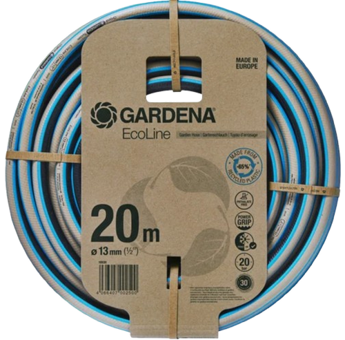 Furtun Gardena EcoLine 1/2inch, 20 m (Gri/Albastru)