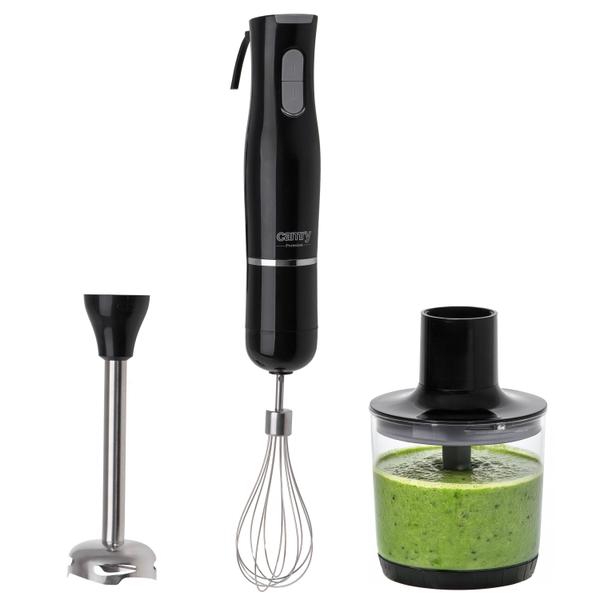 Blender de mana Camry CR 4630, 800 W, 2 viteze, Tocator (Negru)
