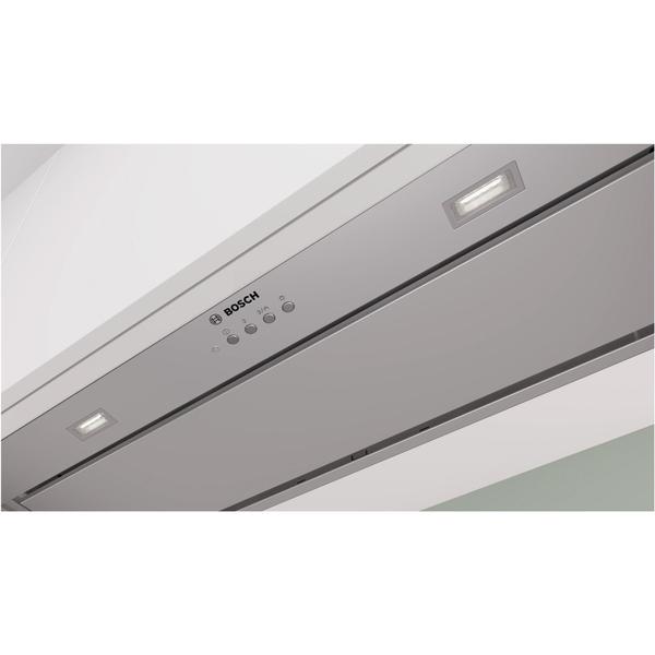 Hota incorporabila Bosch DLN87AC50, Putere de absorbtie 745 mc/h, Iluminare LED, Clasa A, 86 cm (Inox)