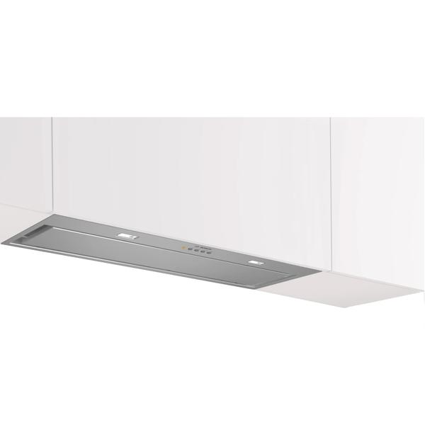 Hota incorporabila Bosch DLN87AC50, Putere de absorbtie 745 mc/h, Iluminare LED, Clasa A, 86 cm (Inox)